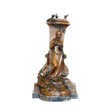 Figura femenina Escultura de bronce Barroco Señora Decor Latón Estatua TPE-651
